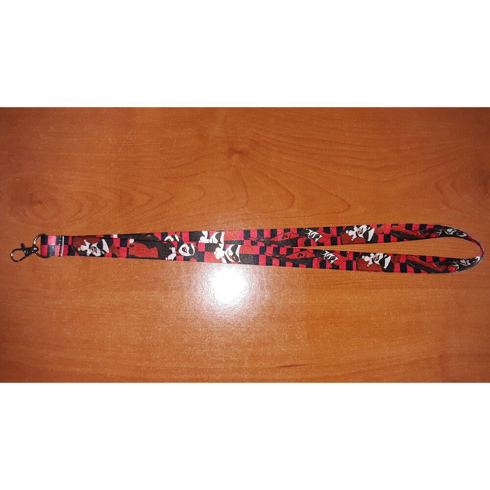 DC Comics Suicide Squad The Joker One Size Black Harley Quinn Lanyard & Clip